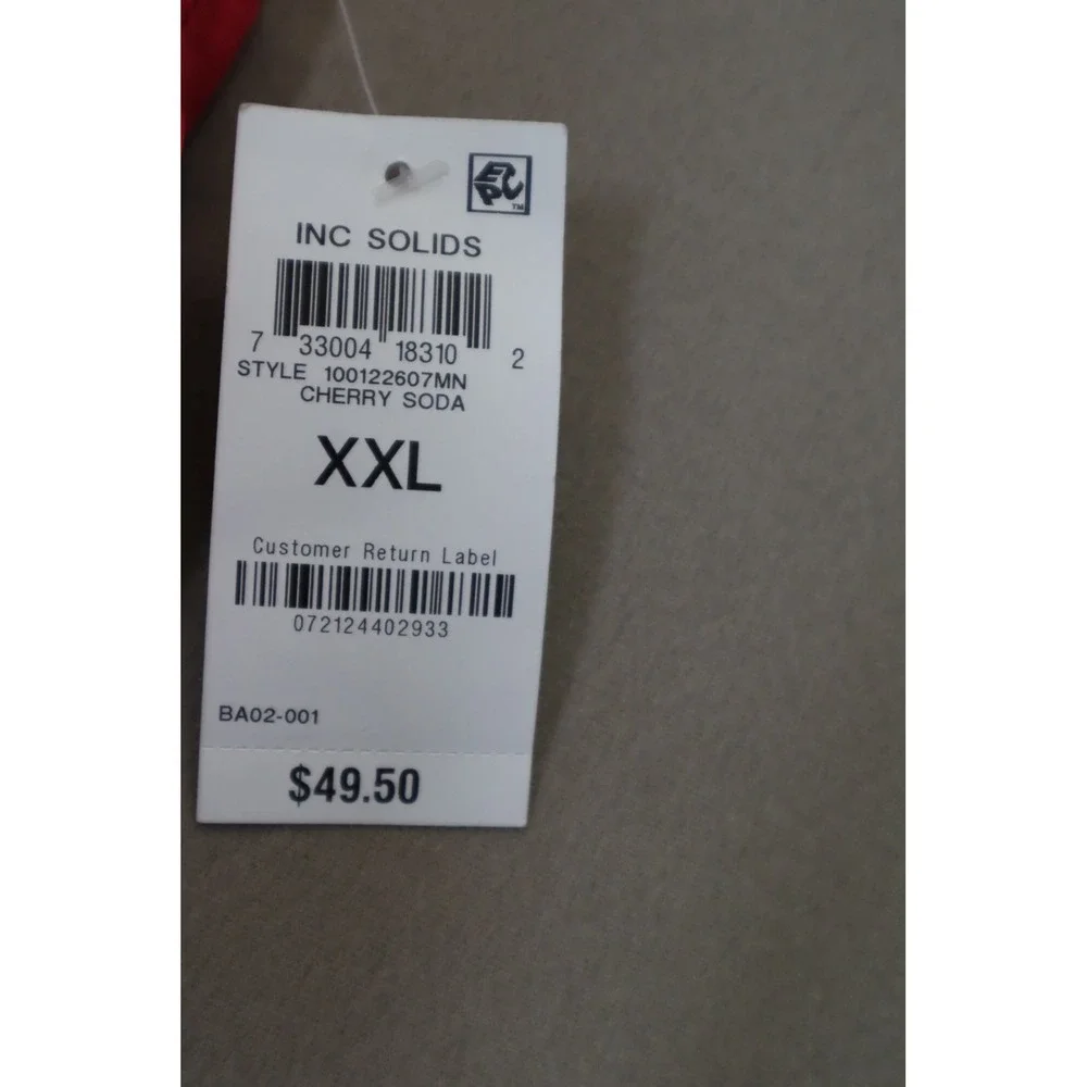 INC International Concepts Men Regular Fit Quick Dry Swim‎ Trunks Size XXL